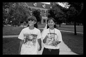 With friend Miyako at band camp on the campus of Miami University in Oxford.